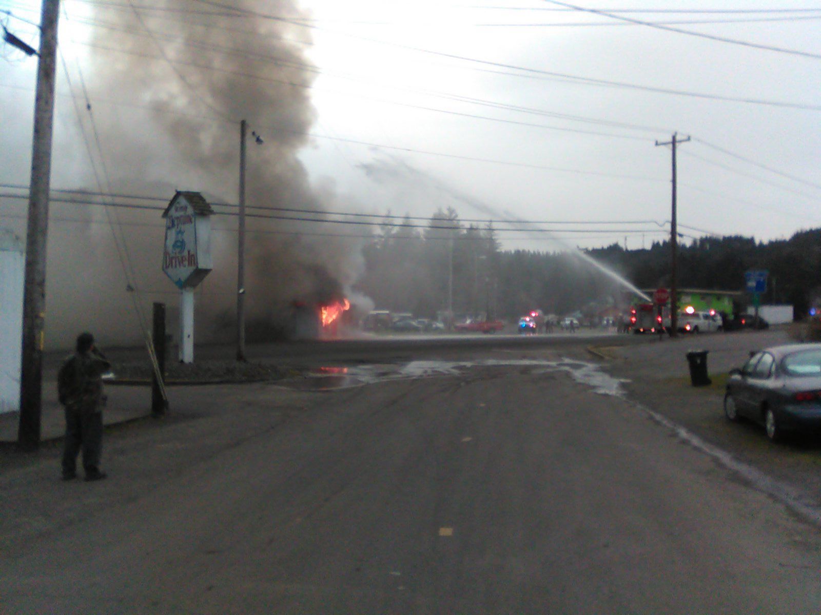 Winchester Bay fire
